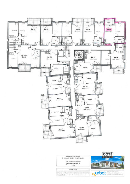 Appartement Vitrolles T2 de 36.5 m2