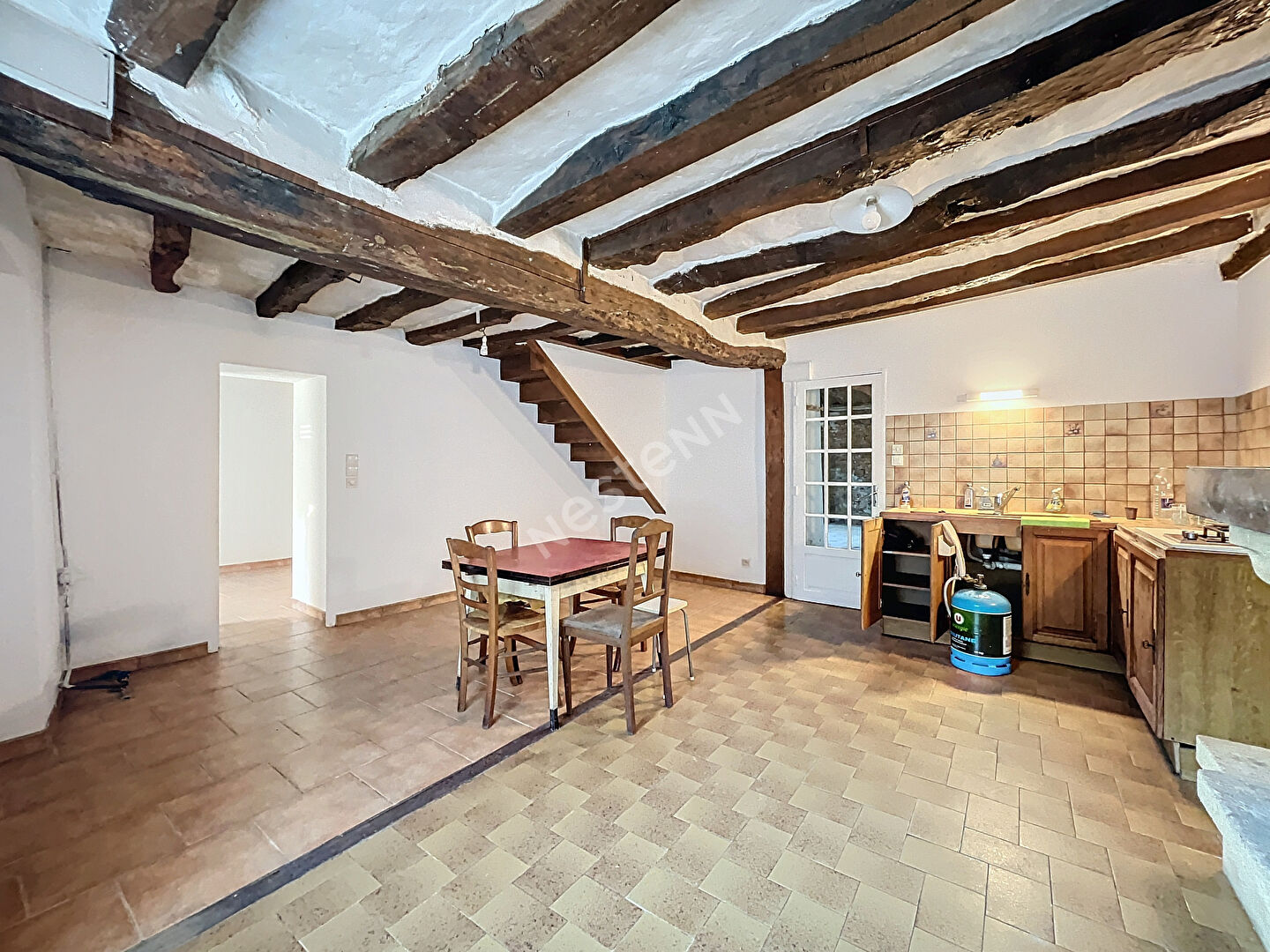 Vente maison de plain pied, 75m2, 2 chambres, avec terrain non-attenant à La Jaille Yvon