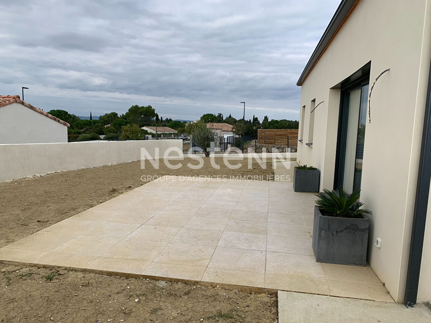 Proche de Carcassonne, villa neuve 103 m² avec garage, jardin 500 m² et terrasse sud