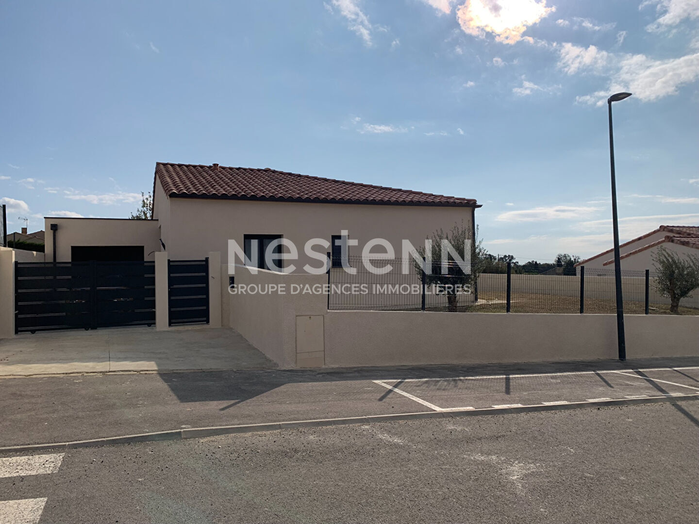 Proche de Carcassonne, villa neuve 103 m² avec garage, jardin 500 m² et terrasse sud